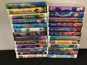 lot 1145 image: Disney VHS Black Diamond Classics