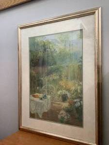 lot 1366 image: Garden Terrace Print