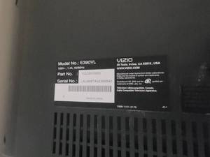 lot 140 image: Vizio E390VL