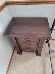 lot 50 image: Empire Bedroom Collection Nightstand From Amish Furniture Direct