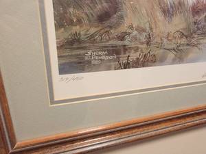 lot 83 image: River Bottom Refuge Signed by Sherm Pehrson
