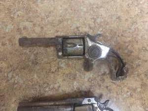 lot 74 image: Pair of Vintage Toy Cap Guns