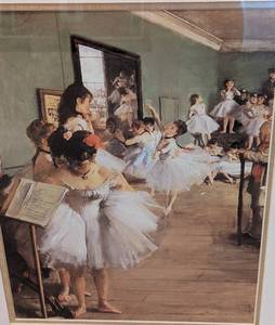 lot 48 image: Pair of Framed Ballerina Prints