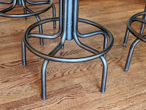 lot 12 image: Set of Four Chair Stools