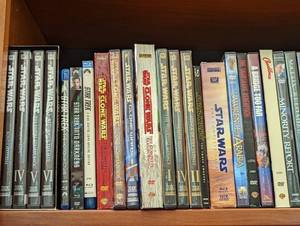 lot 74 image: Large Variety of Blu-ray and DVDs