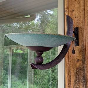 Wall Mounted BirdbathFeeder