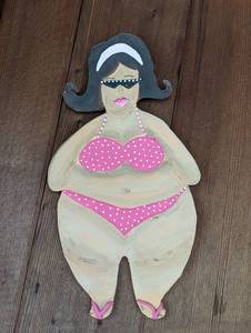 Pair of Whimsical Beach Theme Wall Hangings