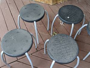 Set of Stackable StoolsStands