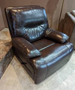 Brown Leather Recliner