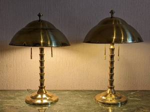 Pair of Vintage Brass Table Lamps