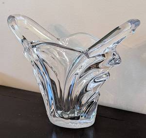 Vannes Le Chantel Crystal Centerpiece Bowl