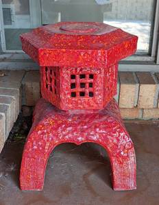 Red Ceramic Pagoda