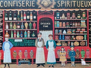 Confiserie Spiritueux Framed Puzzle