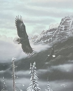 lot 31 image: Spirit of the Free Framed Print by Rick Kelley