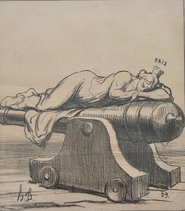 lot 6 image: Vintage Daumierr Original Lithograph
