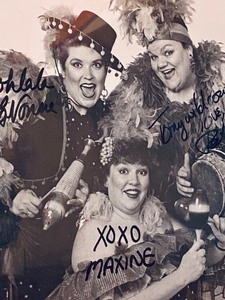 lot 58 image: The Lovely Liebowitz Sisters Signed Print with Glass Frame