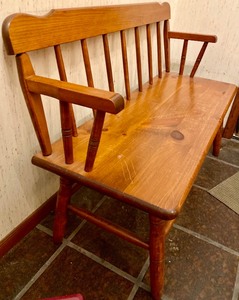 lot 103 image: Wooden Bench