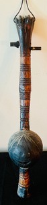 lot 144 image: Vintage Stringed Instrument with Bow