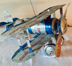 lot 9 image: Hamms Beer Can Airplane