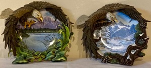 lot 110 image: Exciting Eagles and Owl Decor