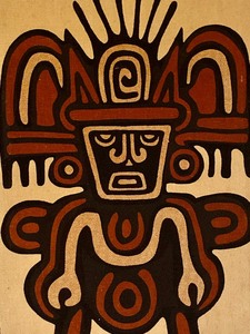 lot 89 image: Vintage Central American Wall Decor