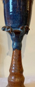 lot 135 image: Pretty Pottery Goblet
