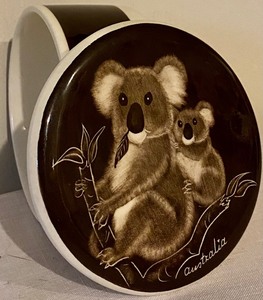 lot 196 image: Koala Bear Themed Trinket Box by the The Little Sydney Pottery Company of Australia
