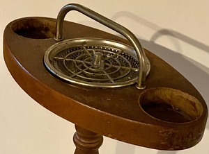 lot 194 image: Vintage Ashtray Stand with Drink Holders