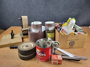 Aluminum Trim Coil, Sander, Garage Chemicals, Rollers, and More - NO SHIPPING
