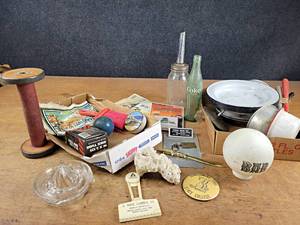 Local Advertising, Camping Plates, Oil Bottle, and More