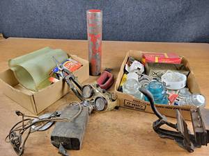 Lot of Tools, Hardware, Press, Goggles, and More