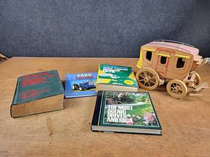 Wood Wells Fargo Stagecoach (12 Long), Chiltons Manuals, and More - NO SHIPPING