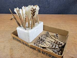 Lot of (30) Vintage APEX No. 2 Wood Darts