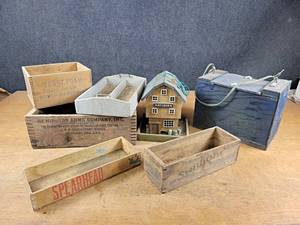 Remington Arms Co. Crate, Birdhouse, and More Crates  Cheese Boxes - NO SHIPPING