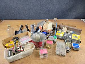 Large Lot of Assorted Hardware and Tools - NO SHIPPING