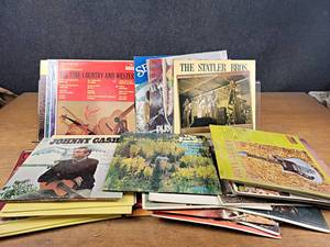 Huge Lot of about 40 Records - Mostly Country and Gospel