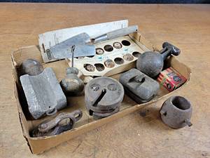 Lot of Assorted Antique Scale Weights