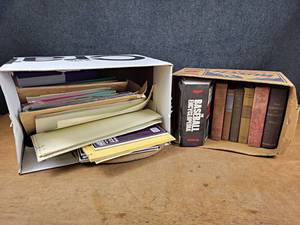 Notebooks, Construction Paper, Vintage Books, and More - NO SHIPPING