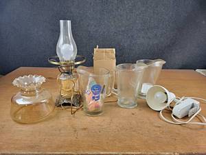 Beer Pitchers, Vintage Lamp, and More - NO SHIPPING