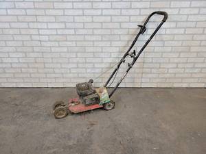 Walk Behind Gas Trimmer - Tecumseh Engine Pulls Over, Includes Extra Blades - NO SHIPPING