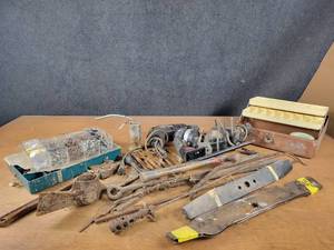 Large Lot of Tools, Hardware and Tackle Box - NO SHIPPING