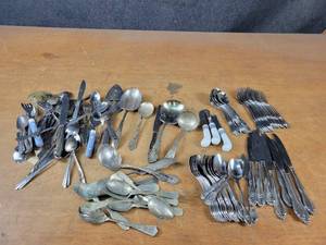 Large Lot of Flatware - Silverplate, Stainless and More