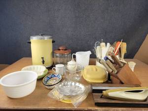 Large Lot of Vintage Kitchen Items - NO SHIPPING