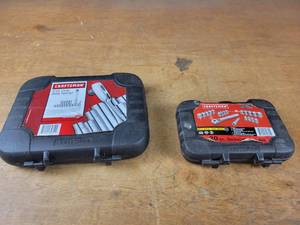 Craftsman 17-Piece 12 Drive Ratchet  Socket Set and 20-Piece 38 drive Ratchet  Socket Set
