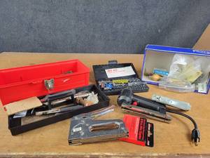 Hand Tools, toolbox, Staplers and More