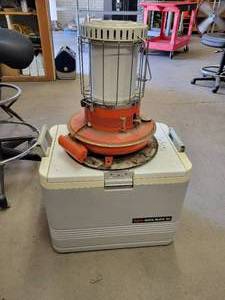 Igloo Cooler and Kerosene Heater - NO SHIPPING