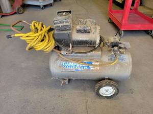 Campbell Hausfeld 13 Gallon Air Compressor - Tested and Works - Holds Air - NO SHIPPING