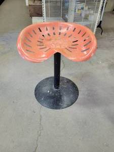 Antique Tractor Seat Stool - About 21 Tall - NO SHIPPING