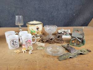 Cast Iron Horse and Buggy (9 Long), Terry Redlin Houses, Mugs and More - NO SHIPPING