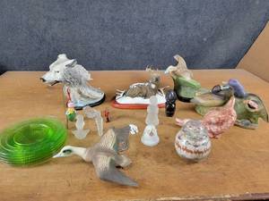 Danbury Mint Winter Stag, Jim Beam Duck Decanters and More - NO SHIPPING